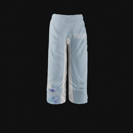 Light Blue Flared Sweats