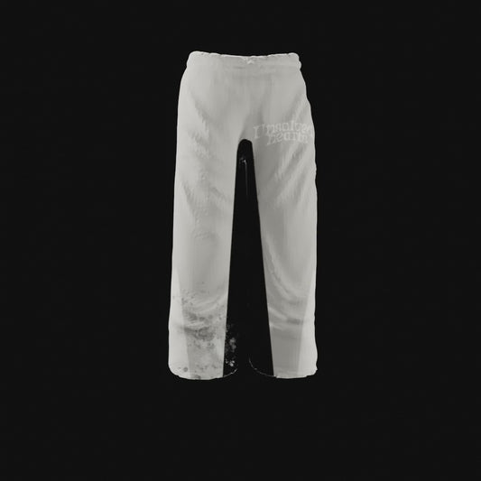 Cream Flared Sweats