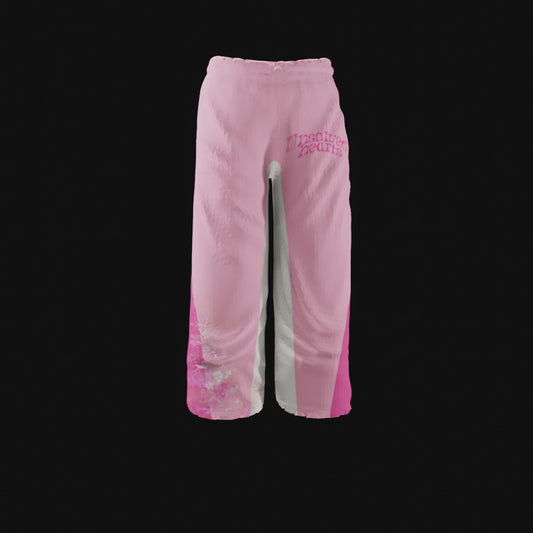 Pink Flared Sweats